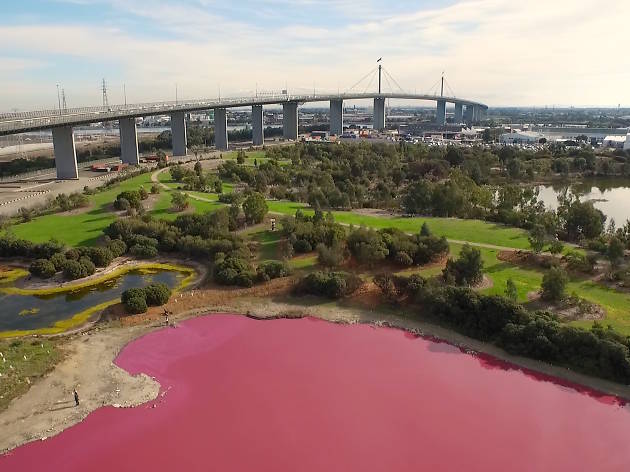 pink lake port melbourne